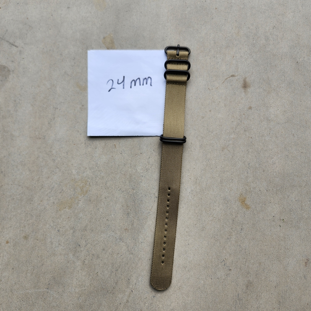 Men's Brown Watch 24mm Strap